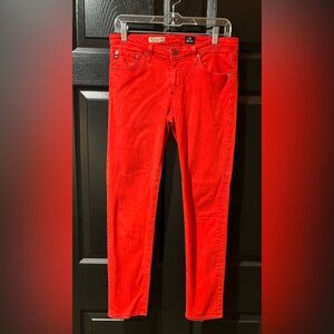 AG Adriano Goldschmied The Stevie Ankle Straight Leg Garment Dyed Jeans